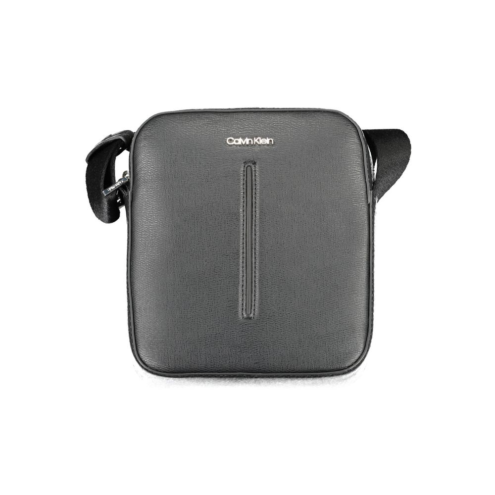 Calvin Klein Black Polyester Men's Shoulder Bag