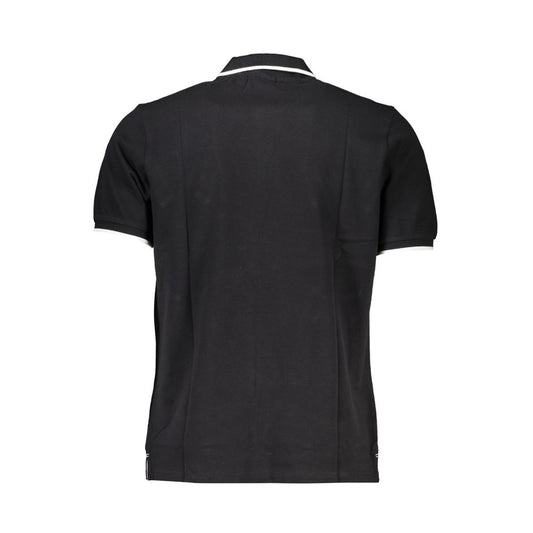 North Sails Black Cotton Men Polo