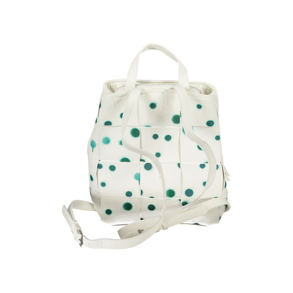 Desigual Bianco Polyurethane Women Backpack
