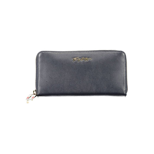 Tommy Hilfiger Blue Leather Women Wallet - Qutton