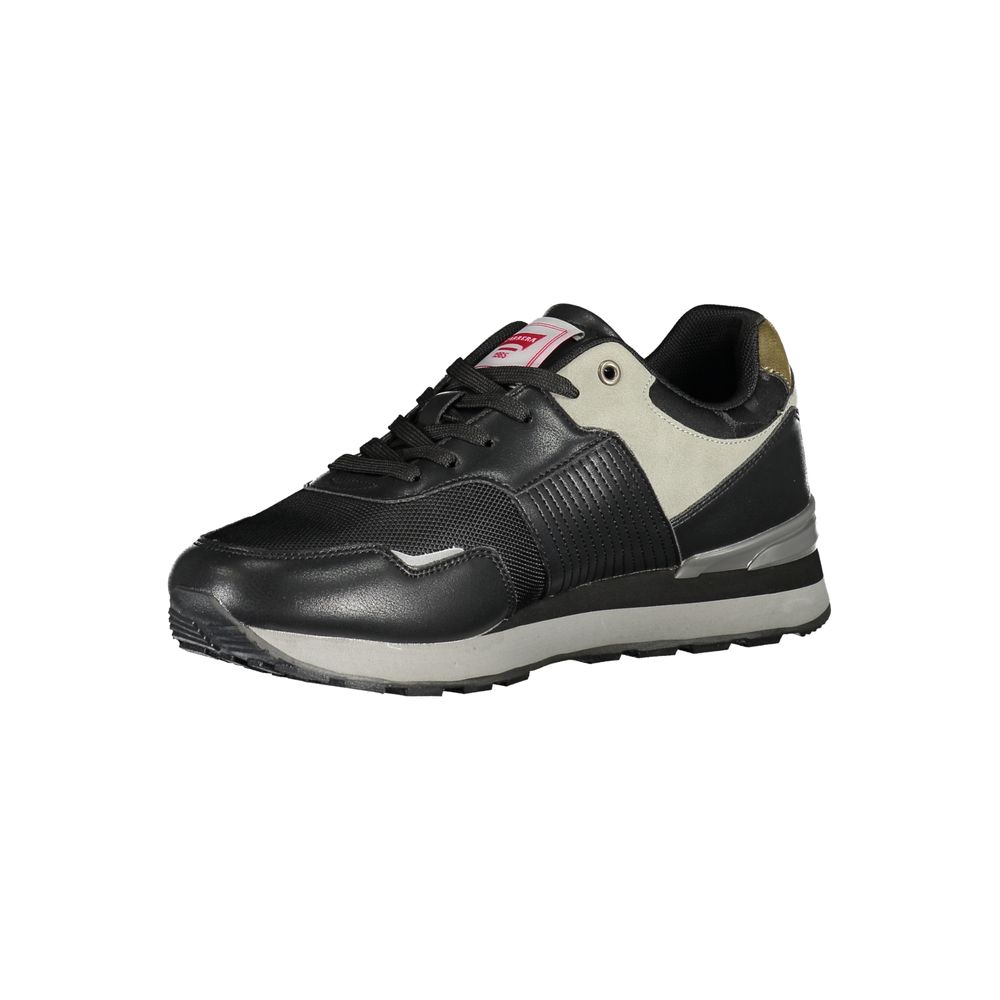 Carrera Black Polyester Athletic Sneakers