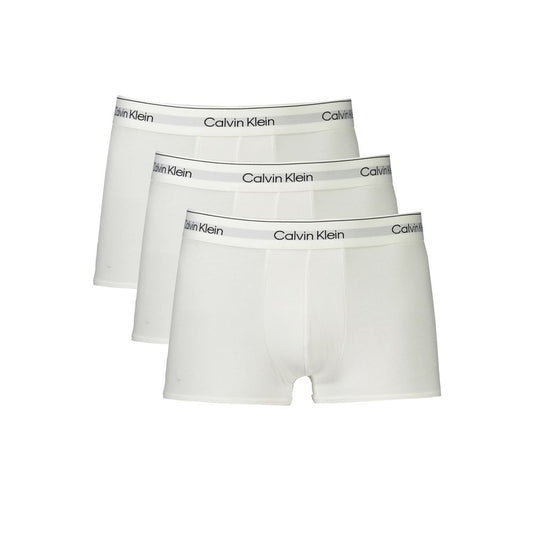 Calvin Klein White Cotton Men's Boxer