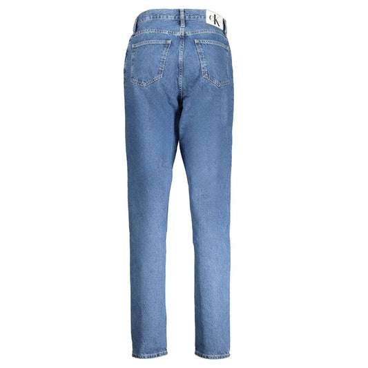 Calvin Klein Blu Cotton Womens Jeans