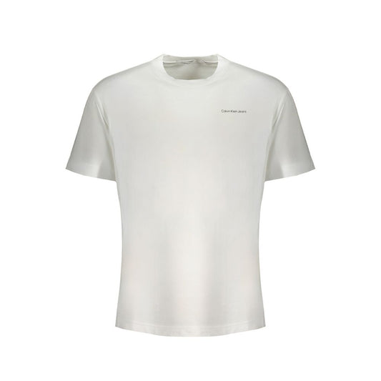 Calvin Klein White Cotton Men T-Shirt