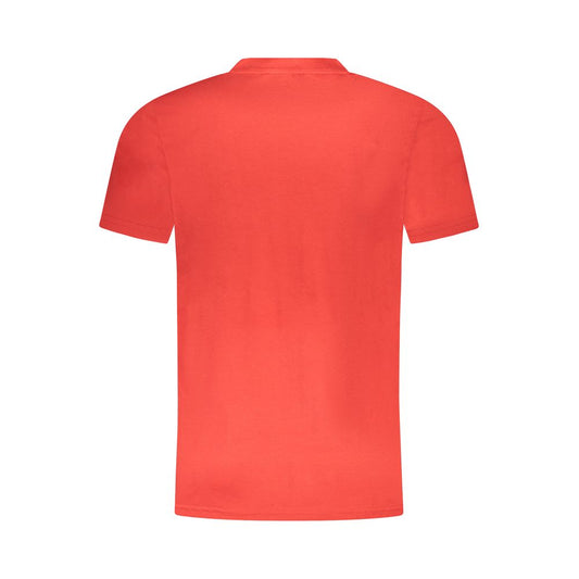 Cavalli Class Red Cotton Men T-Shirt