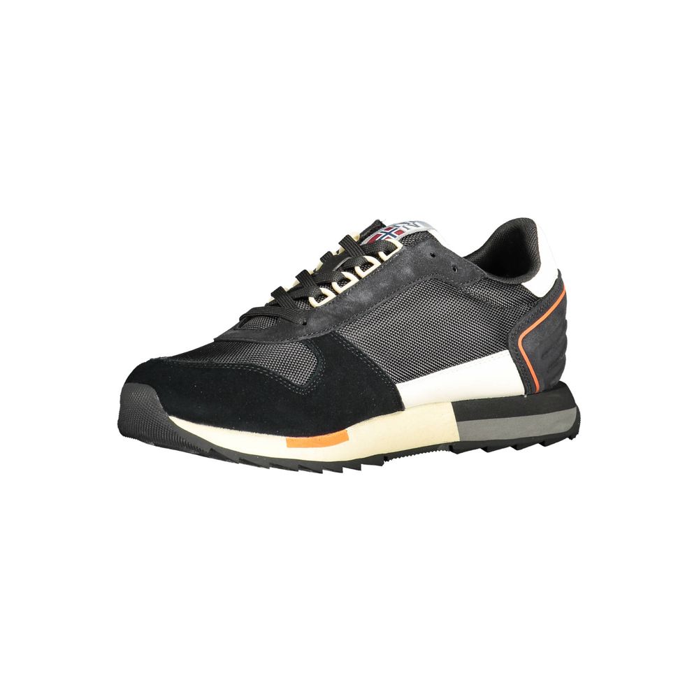 Napapijri Black Polyurethane Men Sneaker