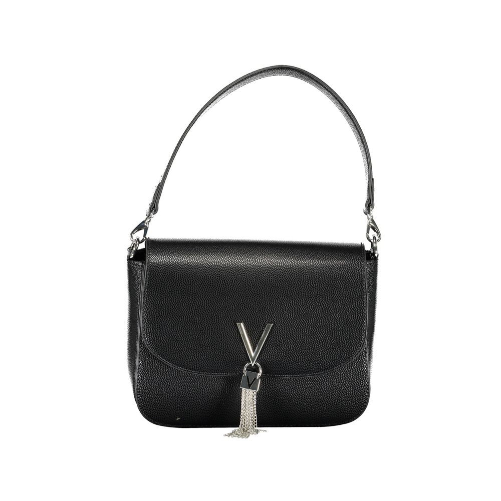 Mario Valentino Black Polyurethane Women Handbag - Qutton