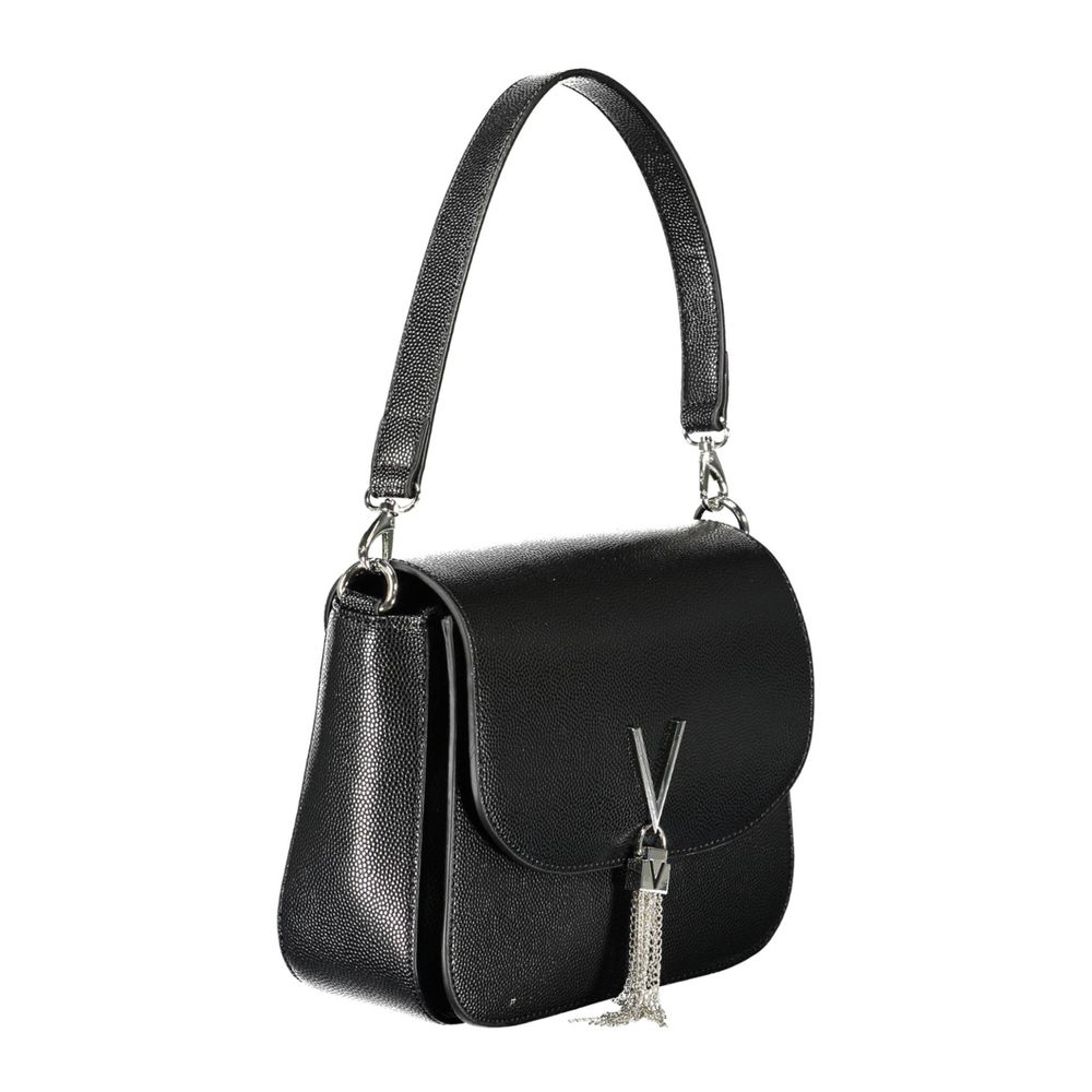Mario Valentino Black Polyurethane Women Handbag - Qutton
