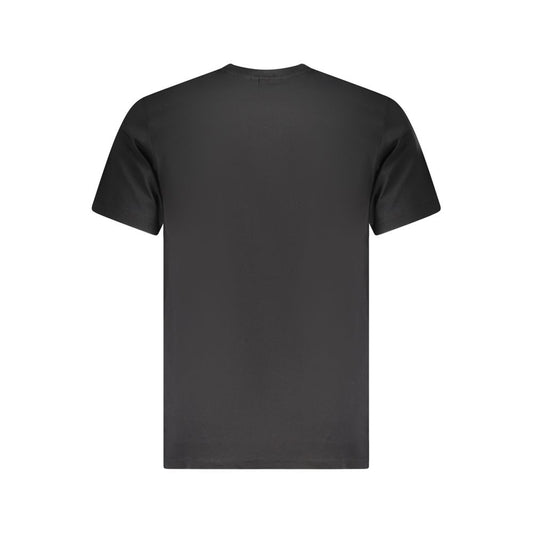 Fila Black Organic Cotton Men T-Shirt