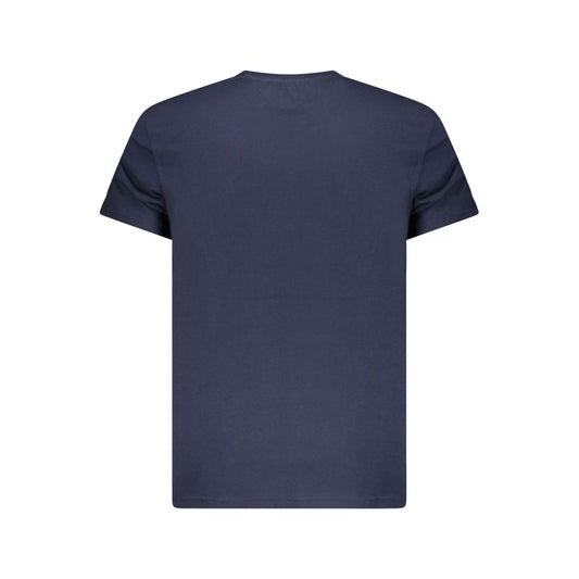Tommy Hilfiger Blue Cotton Men T-Shirt