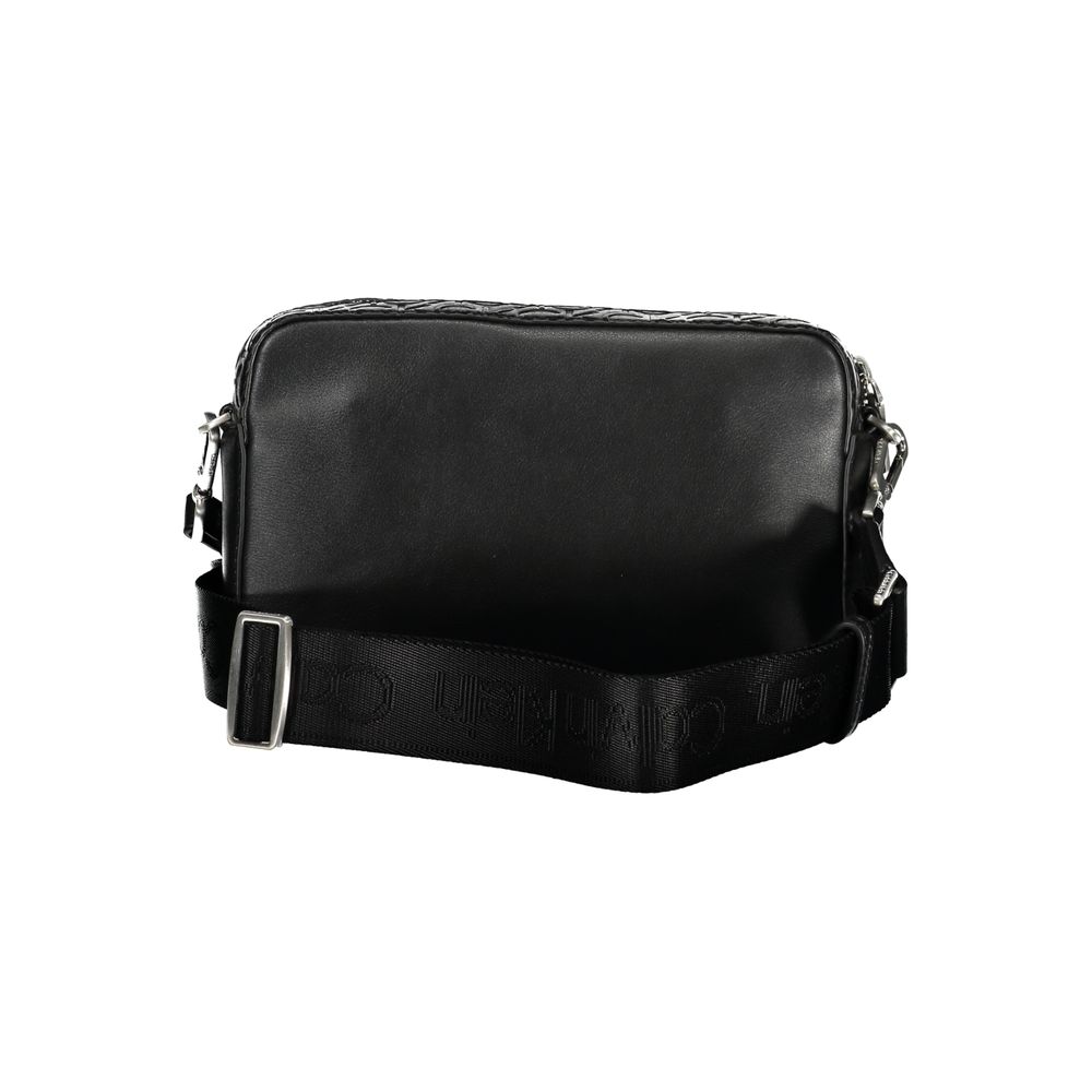 Calvin Klein Black Polyurethane Women Shoulder Bag