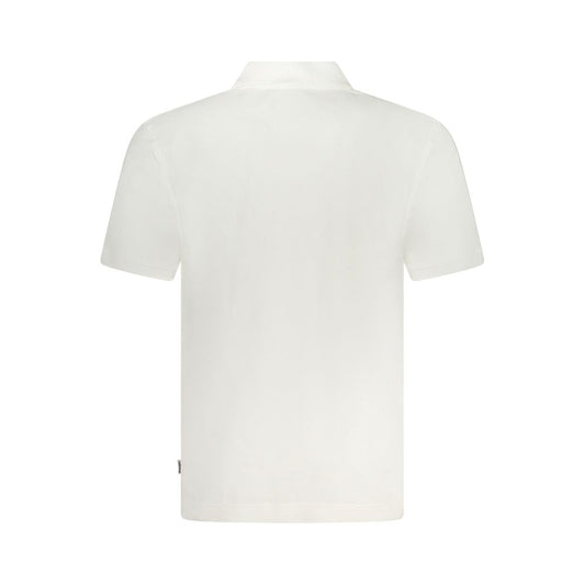 Wrangler White Cotton Men Polo Shirt