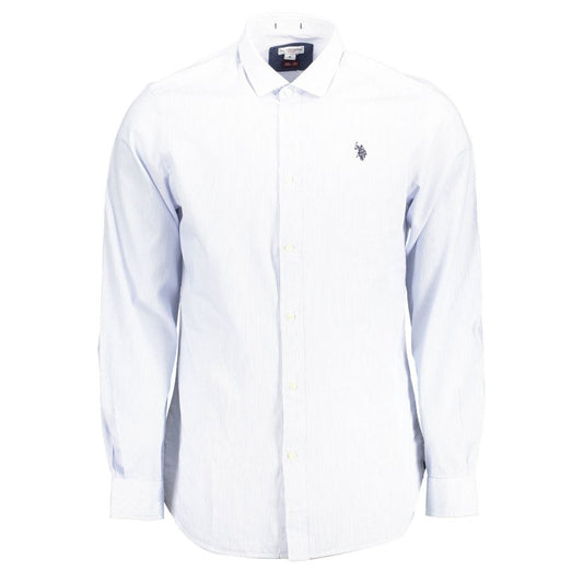 U.S. POLO ASSN. Blue Cotton Dress Shirt