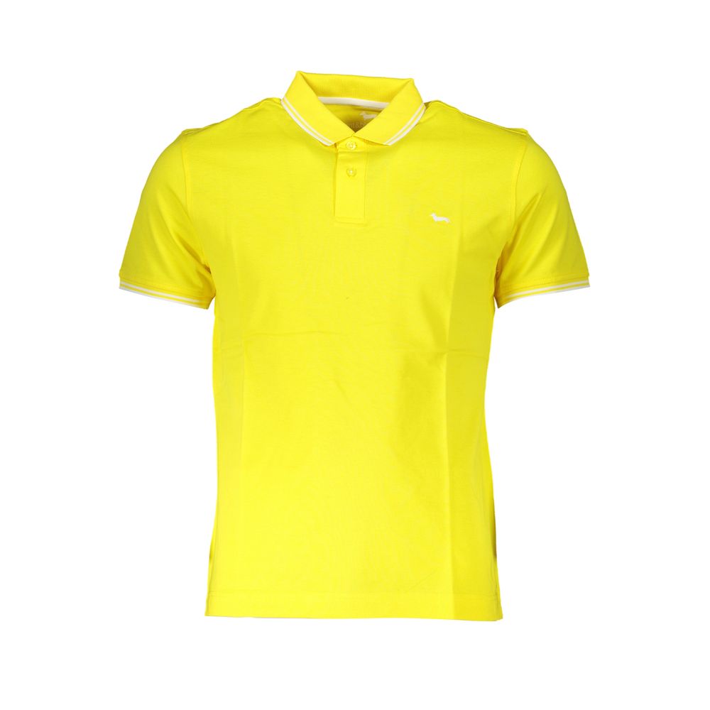 Harmont & Blaine Yellow Cotton Polo Shirt