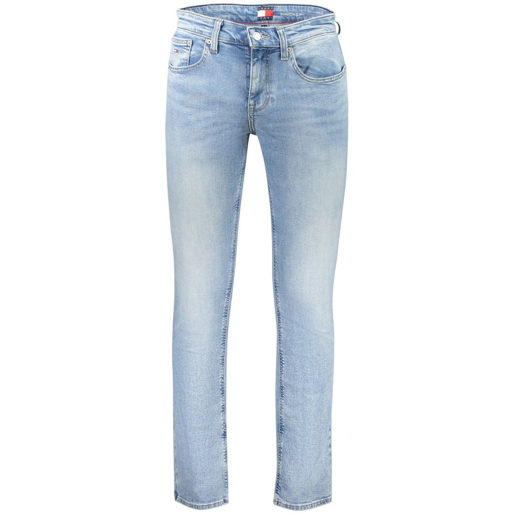 Tommy Hilfiger Azzurro Cotton Men's Jean