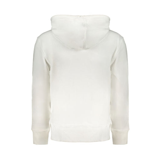 Calvin Klein White Cotton Men's Hooded Sweater