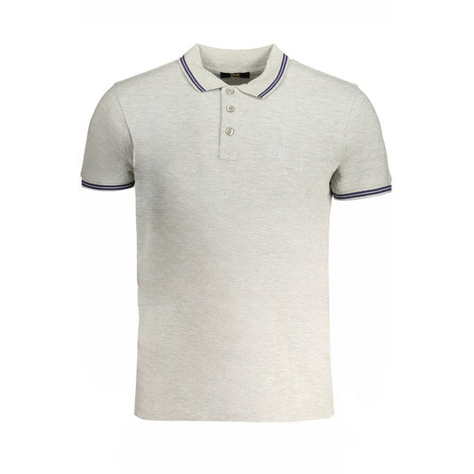 Cavalli Class Brown Cotton Men Polo Shirt