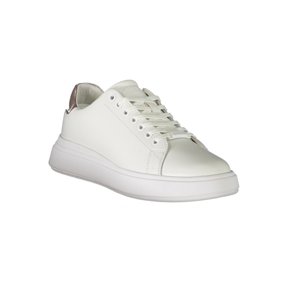 Calvin Klein White Leather Women Sneaker