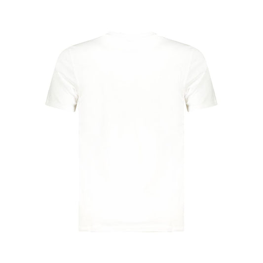 Cavalli Class White Cotton Men T-Shirt
