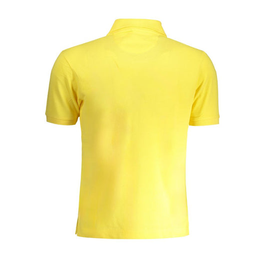 La Martina Yellow Cotton Men's Polo Shirt