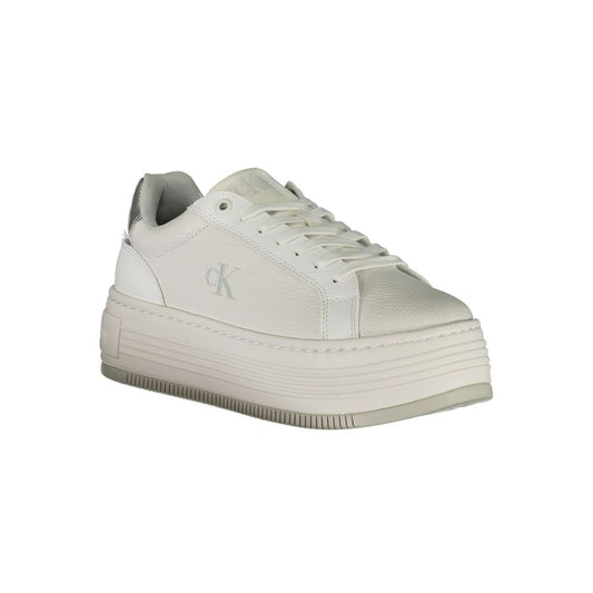 Calvin Klein Bianco Leather Women Sneaker