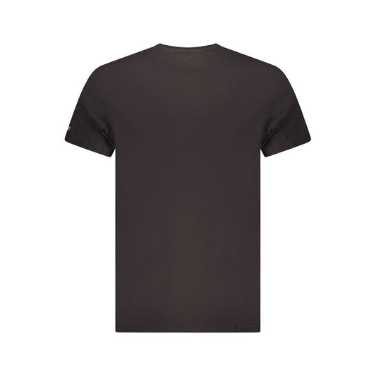 Tommy Hilfiger Black Cotton Men's T-Shirt
