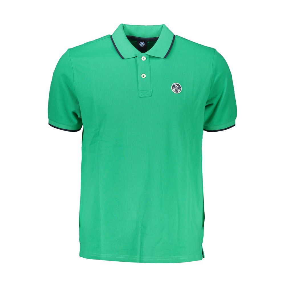 North Sails Verde Cotton Men Polo Shirt