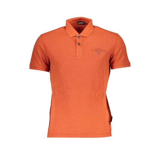 Napapijri Arancione Cotton Men Polo