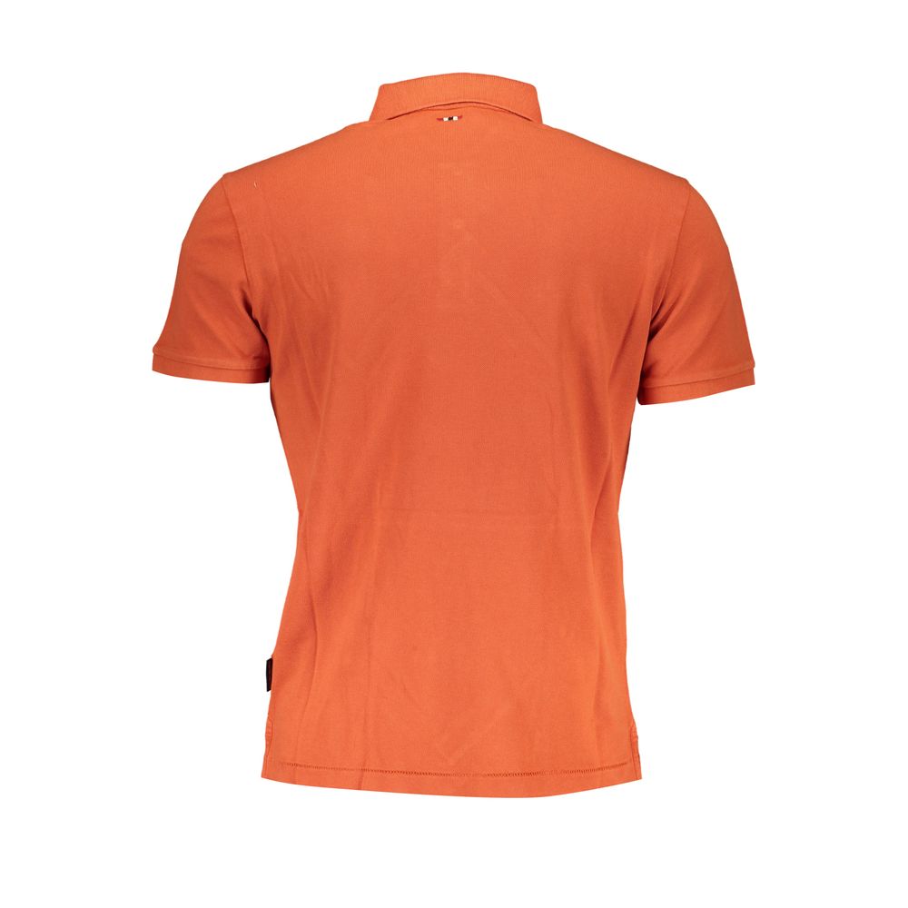 Napapijri Arancione Cotton Men Polo