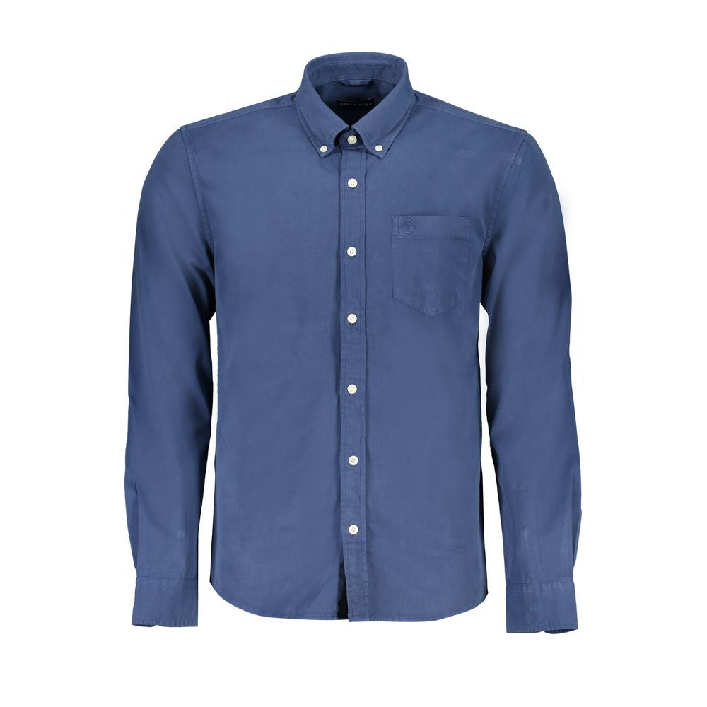 North Sails Blue Cotton Men's Shirt