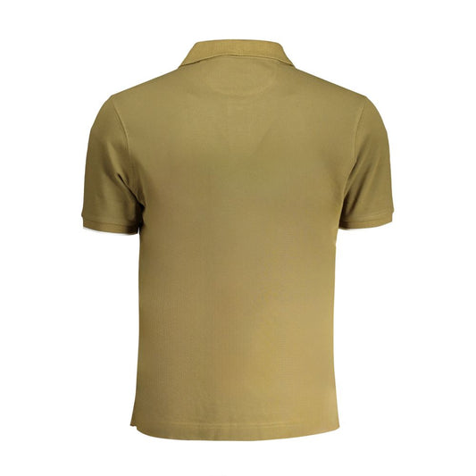 La Martina Verde Cotton Men Polo Shirt