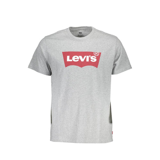 Levi's Grigio Cotton Men T-Shirt
