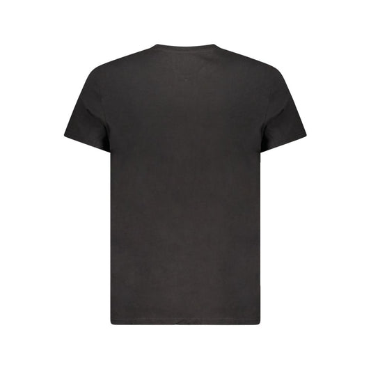 Tommy Hilfiger Black Cotton Men's T-Shirt