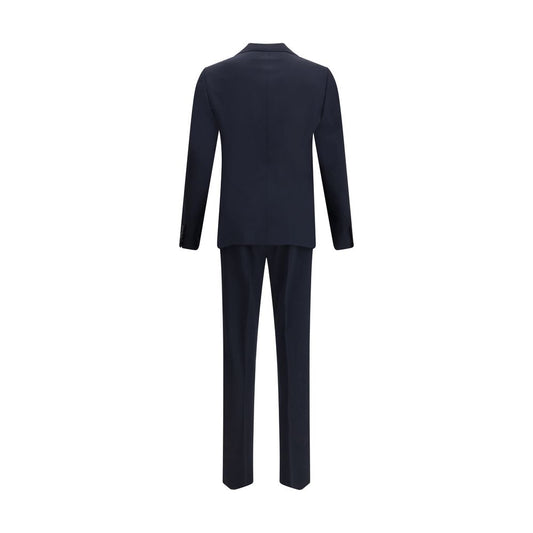 Dsquared² Black Fleece Wool Two-Piece Suit