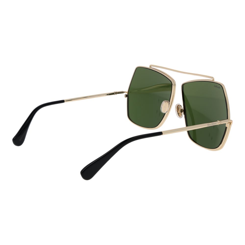 Max Mara Gold Metal Sunglasses - Qutton