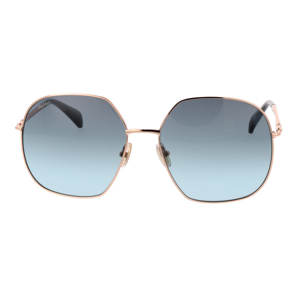 Max Mara Rose Gold Metal Sunglasses