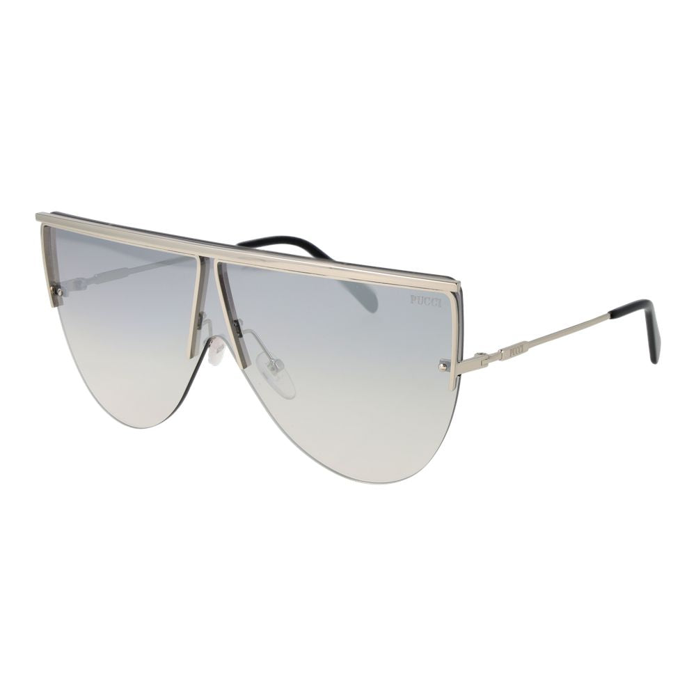 Emilio Pucci Silver Metal Sunglasses