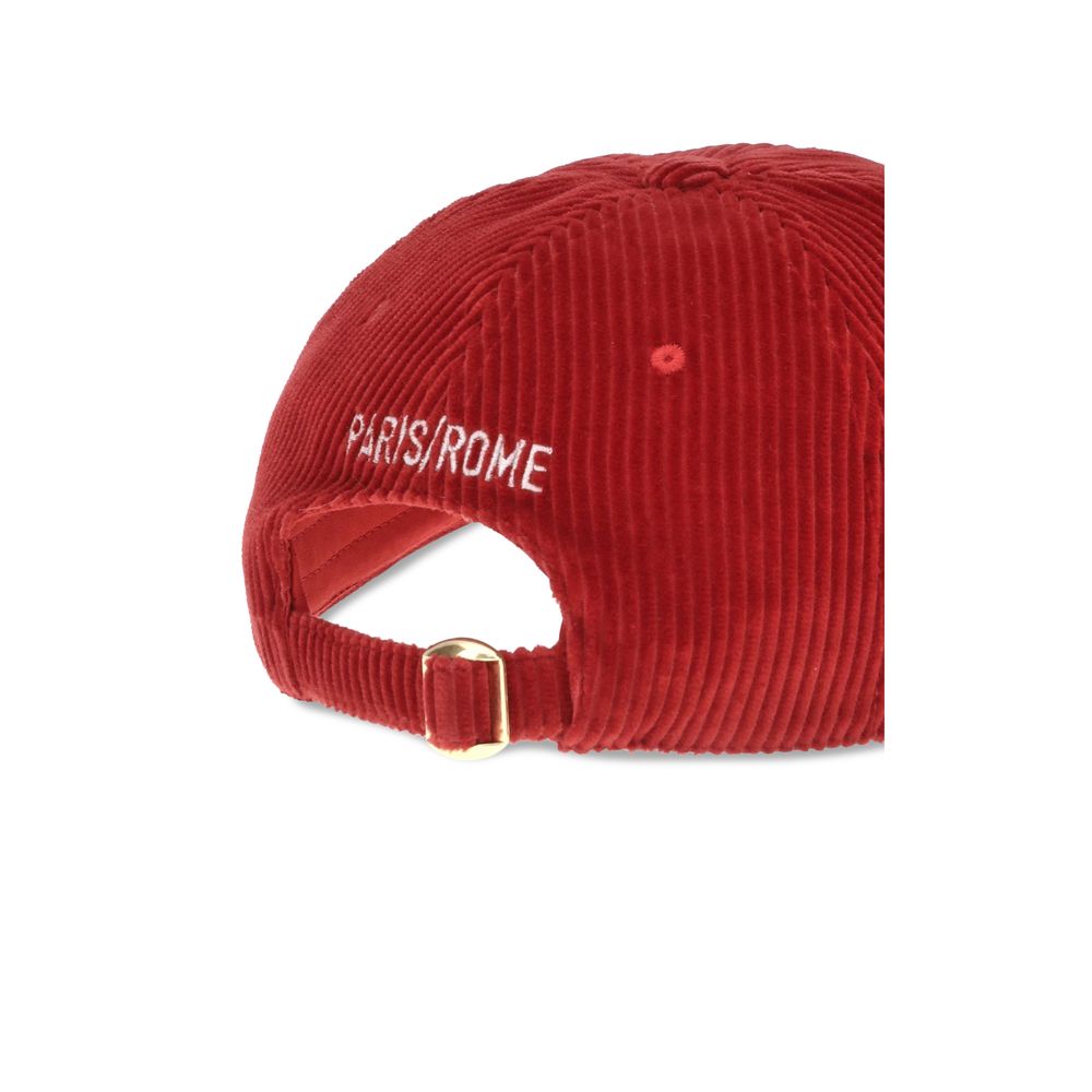 Valentino Garavani Red Cotton Cap (Baseball Hat)