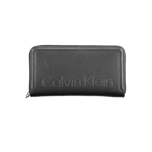 Calvin Klein Black Polyurethane Women Wallet - Qutton
