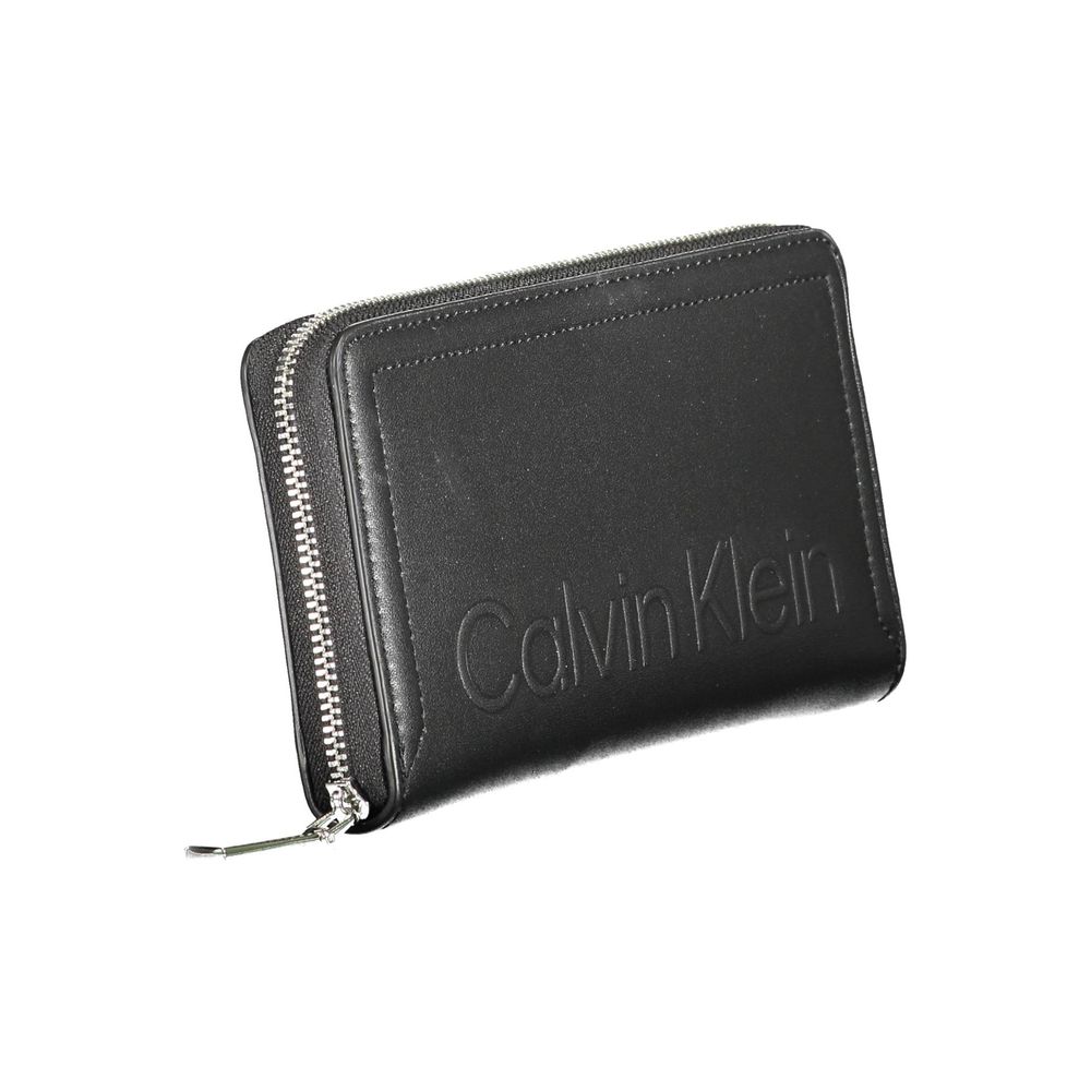 Calvin Klein Black Polyurethane Women Wallet - Qutton
