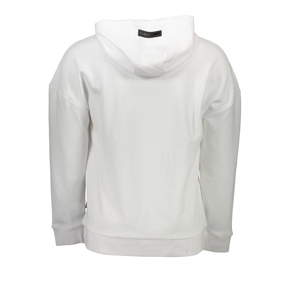 Plein Sport White Cotton Men's Sweater - Qutton