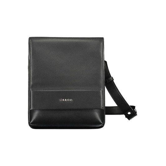 Calvin Klein Black Polyurethane Men Shoulder Bag