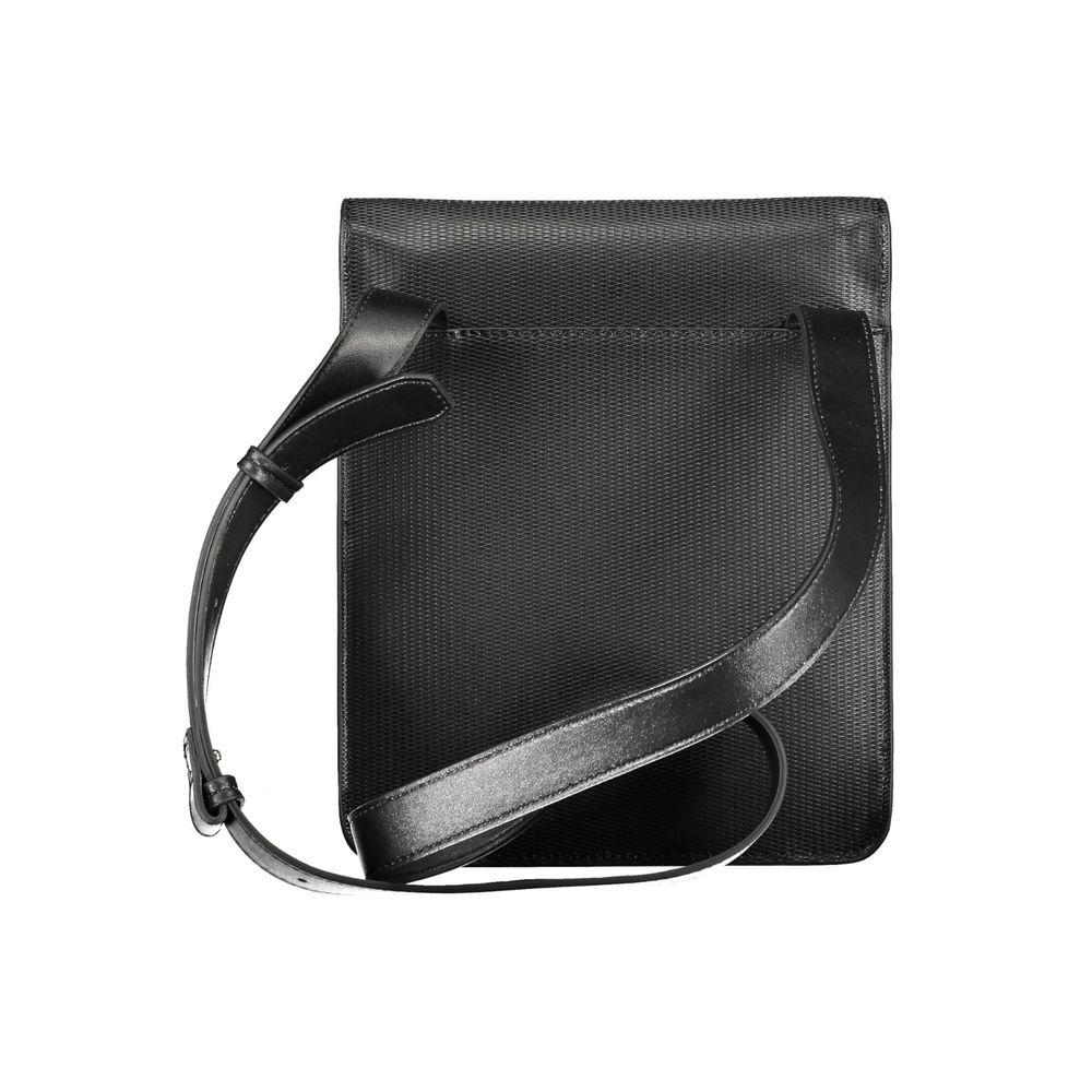 Calvin Klein Black Polyurethane Men Shoulder Bag
