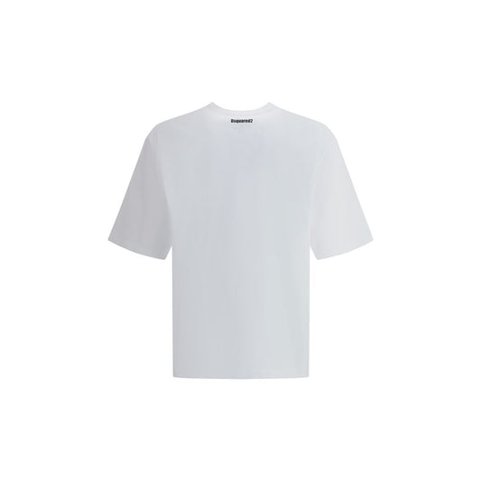 Dsquared² White Cotton T-Shirt