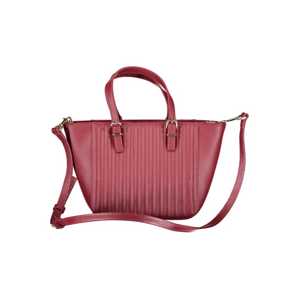 Tommy Hilfiger Red Polyurethane Women Handbag - Qutton