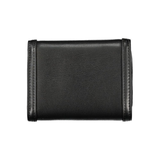Tommy Hilfiger Black Polyurethane Women Wallet
