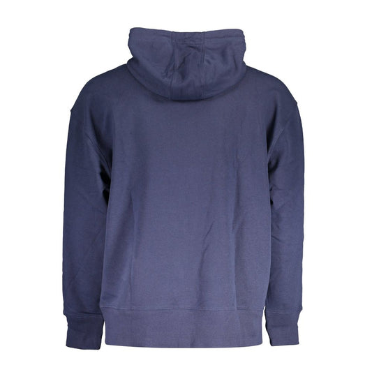 Tommy Hilfiger Blue Cotton Men's Hoodie Sweatshirt