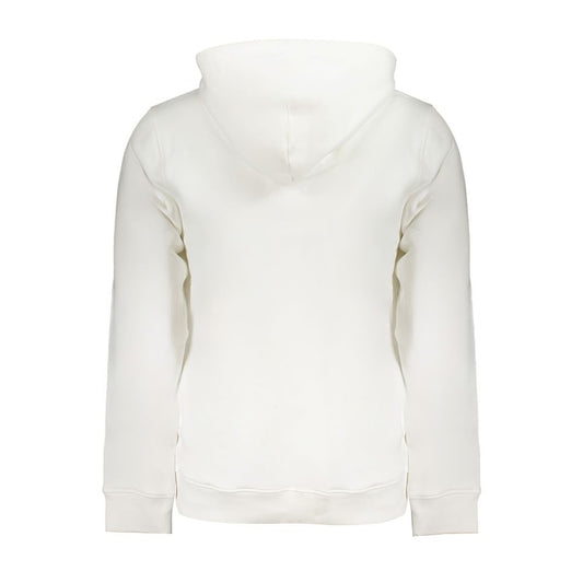Tommy Hilfiger White Cotton Men's Sweatshirt Hoodie