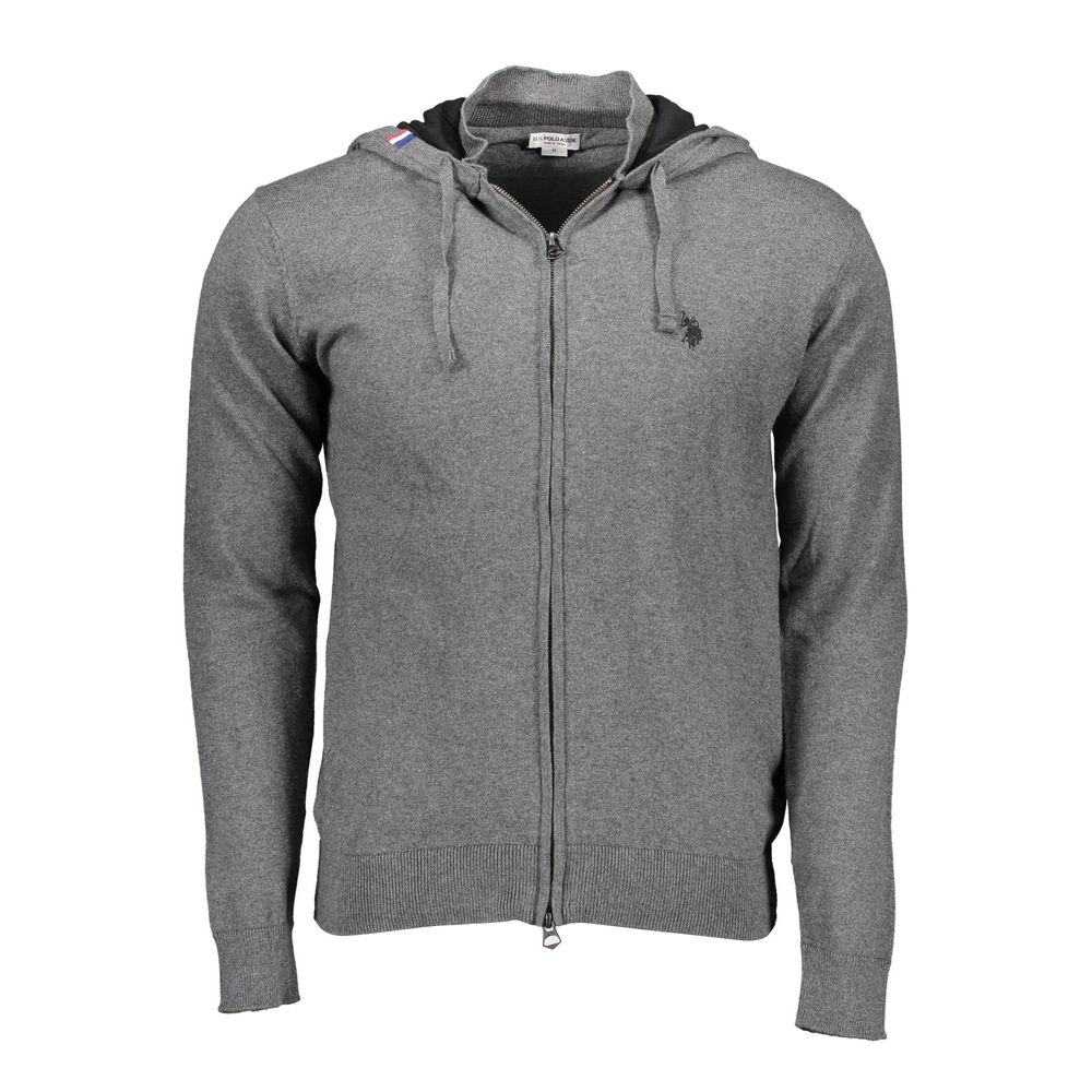 U.S. POLO ASSN. Grigio Cotton Mens Cardigan