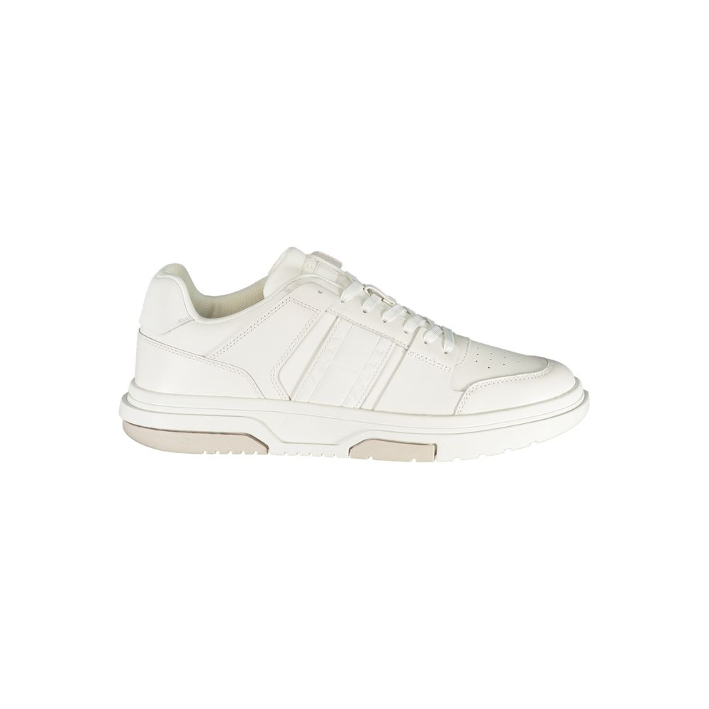 Tommy Hilfiger Bianco Polyurethane Men Sneaker